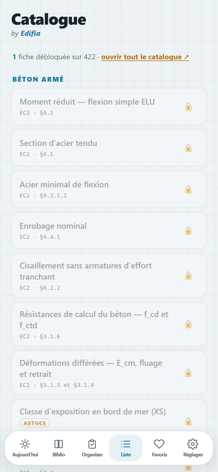 Catalogue de formules
